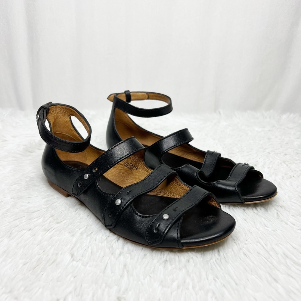 MADEWELL / Jessie back leather gladiator strappy sandal flats / 6